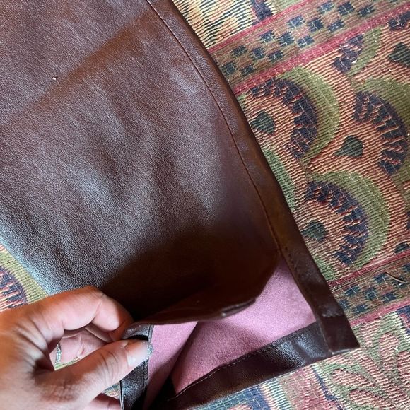 JARDIN - Leather stretch trousers - Picture 5 of 11